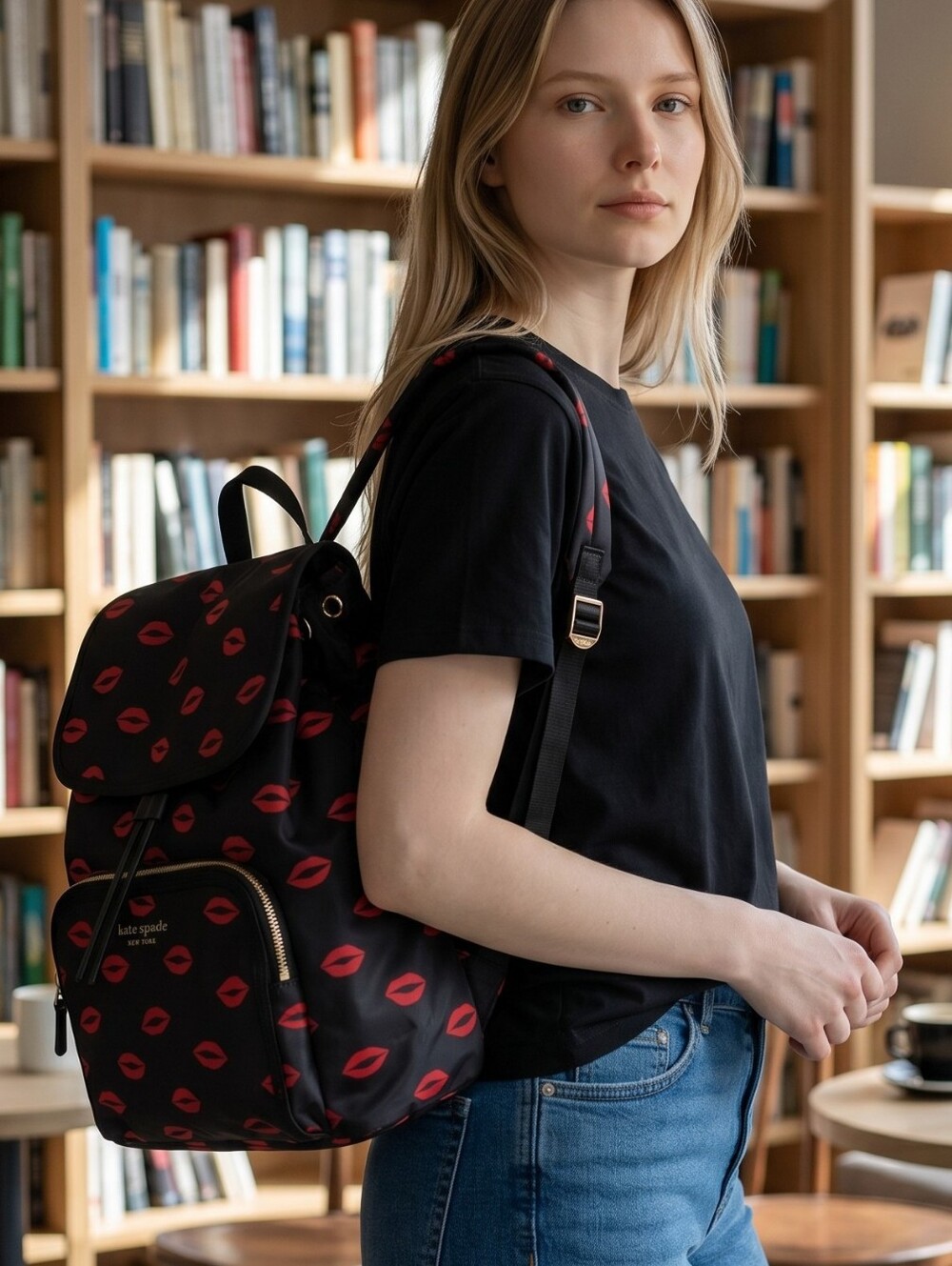 NWT Kate Spade ♠️ Little Better Sam Kisses Medium Backpack